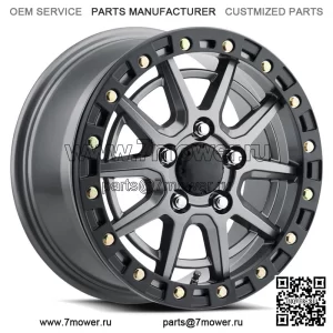ITP SD10 Beadlock 15-дюймовые колеса/диски серого цвета Polaris RZR Turbo R & Pro R (для: Polaris)