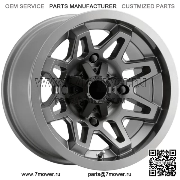 Vision UTV 416 Seven 12x7 4x110 +2,5 мм Металлический обод колеса 12 дюймов (для: Polaris)