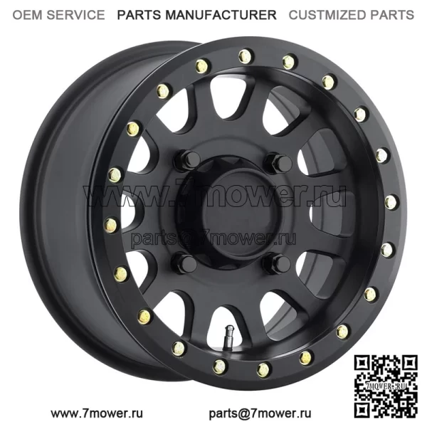 Колеса/диски Beadlock UTV Method 401, черные, 14 дюймов (4+3) Polaris RZR 1000 XP (4) (для: Polaris)