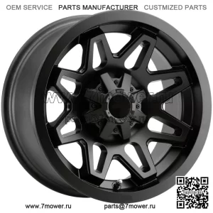 Vision UTV 416 Seven 14x8 4x156 -10,2 мм, матовый черный обод колеса, 14 дюймов (для: Polaris)
