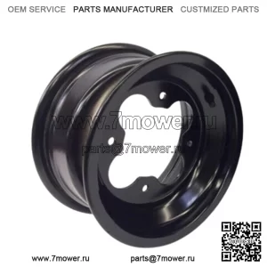DWT A5 ЧЕРНЫЕ ПЕРЕДНИЕ ЗАДНИЕ КОЛЕСА 10 ДЮЙМОВ, ДИСКИ 10X5 4+1 4x110 4/110 Polaris RZR170