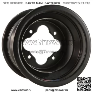 DWT Black A5 Rolled Lip 4+1 Переднее заднее колесо 10 дюймов 10x5 4+1 4/110 Polaris RZR170