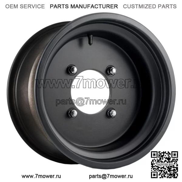 Колеса Douglas Ultimate Sport 15x8 3,5 + 4,5 Matte Black, рисунок грунтозацепов 4/156 (для: Polaris)