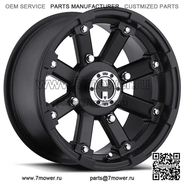 1) 14x8 4/110 4+4 DOT Vision Style 393 LOCKOUT ATV UTV некоторые ОБОДНЫЕ КОЛЕСА Polaris (для: Polaris)