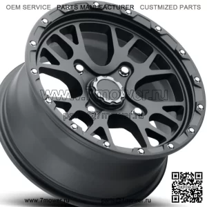 Vision Rocker Алюминий ATV UTV RTV ОБОД КОЛЕСА 15x7 4/156 4+3 Сатиновый черный (Для: Polaris)