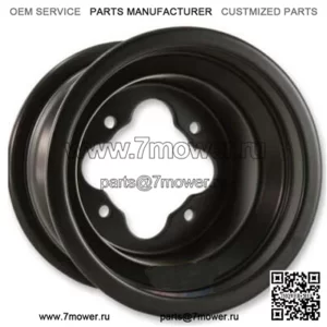 Комплект передних колес DWT Black для квадроцикла, диски 10 дюймов 10x5 3B+2N 4/144 TRX 450R 400EX Douglas (для: Can-Am)