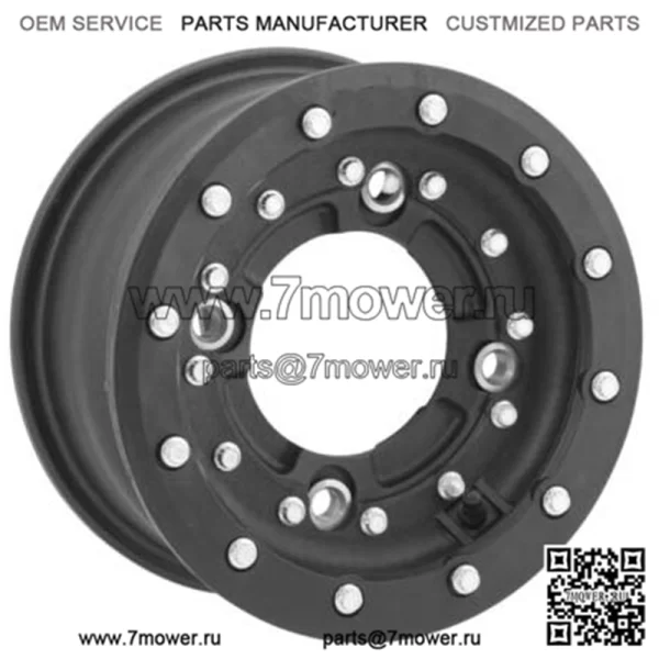 Hiper CF1, черные передние диски с бедлоками, диски 10 дюймов, 10x5 4+1 4/144 KFX 450 400 250 (для: Can-Am)