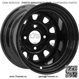 (ITP) Дельта стальные диски черные 14X7 4/137 4+3 12MM 1422319014B 0231-0034 (Для: Can-Am)