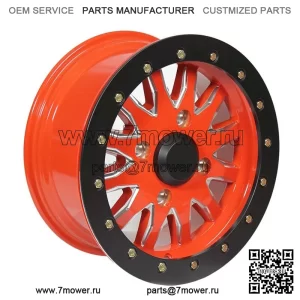 Колесо Pro Armor Wheel Halo Milled 15x7 Can-Am RED Commander Maverick X3 с бедлоком