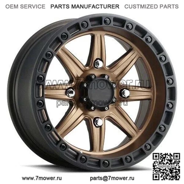 15x7 Hostile UTV H109 Alpha Bronze Wheel 4x137 (13 мм) (для: Can-Am)