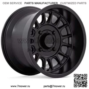 Комплект колес для квадроцикла/UTV, 15 дюймов KMC KS138 Impact Matte Black, 4/137, 10 мм HP1K (для: Can-Am)