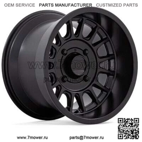 Комплект колес для квадроцикла/UTV, 15 дюймов KMC KS138 Impact Matte Black, 4/137, 10 мм HP1K (для: Can-Am)