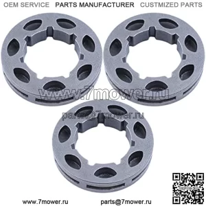 Обод звездочки SM7 19 мм 3/8 дюйма-7T для Husqvarna 262XP 455 460 Rancher 460 50 51 55, обод звездочки.