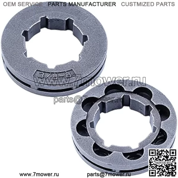 3/8 "8T обод звездочки для Husqvarna 362 365 371 372 385 390 394 395 часть бензопилы, обод звездочки