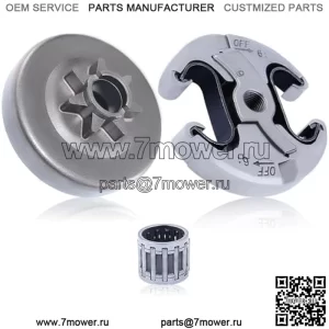 325 "7T подшипник барабана сцепления для бензопилы Husqvarna 455 460 Rancher 537110503, барабан сцепления, узел сцепления, игольчатый подшипник