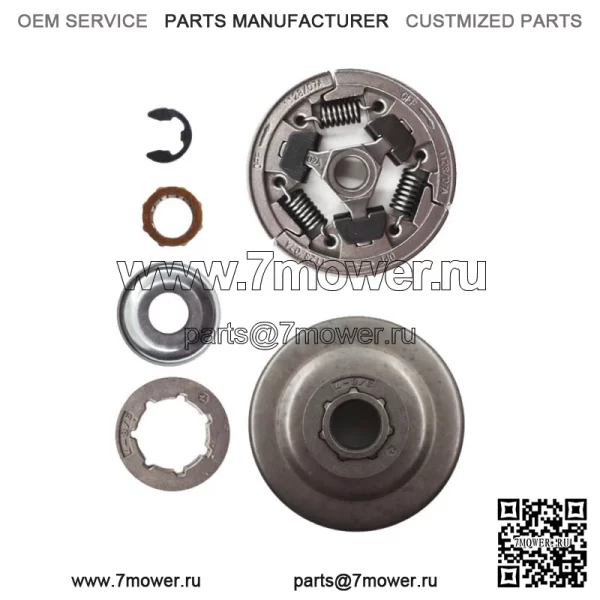 Подходит для бензопилы 036 MS360 3/8"-7T комплект подшипников звездочки обода барабана сцепления - Image 2