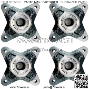4 Ступица заднего колеса для Polaris RZR XP 900 2011-2013 RZR 4 XP 900 2012-2013 5137278