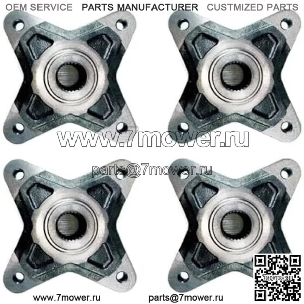 4 Ступица заднего колеса для Polaris RZR XP 900 2011-2013 RZR 4 XP 900 2012-2013 5137278