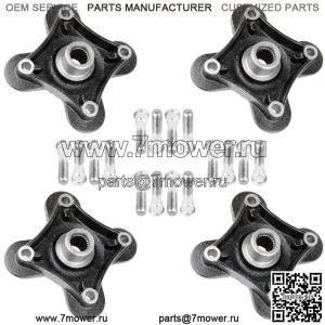4 Передняя задняя ступица колеса с болтом для Polaris RZR XP 1000 / RZR XP 4 1000 2014-2017 (для: Polaris)