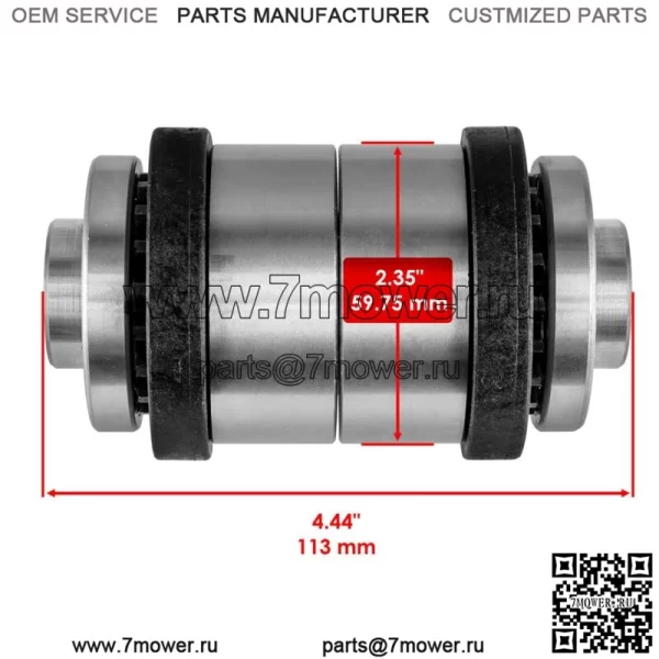 Выходная втулка переднего дифференциала OST для Polaris Sportsman 400 HO 4X4 2011-2014 (Для: Polaris Sportsman 800) - Image 3