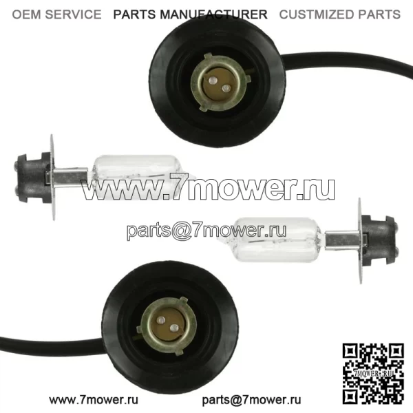 2 цоколя и лампа для фар для Yamaha RHINO 660 YXR660F 4X4 2006 г. - Image 5