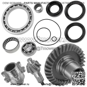 Полный комплект заднего дифференциала для Yamaha Rhino 660 YXR660F 4X4 2004-2007 гг. (Подходит: Yamaha Rhino 660)