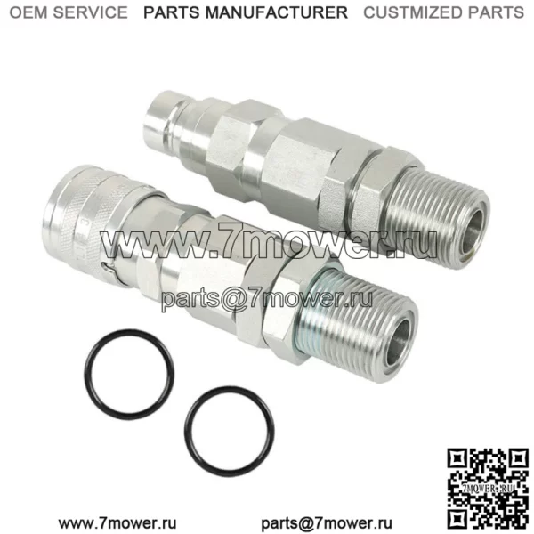 Для John Deere 35G 50C 260 325 CT332 Гидравлическая быстроразъемная муфта KV13884 AT312877 - Image 2