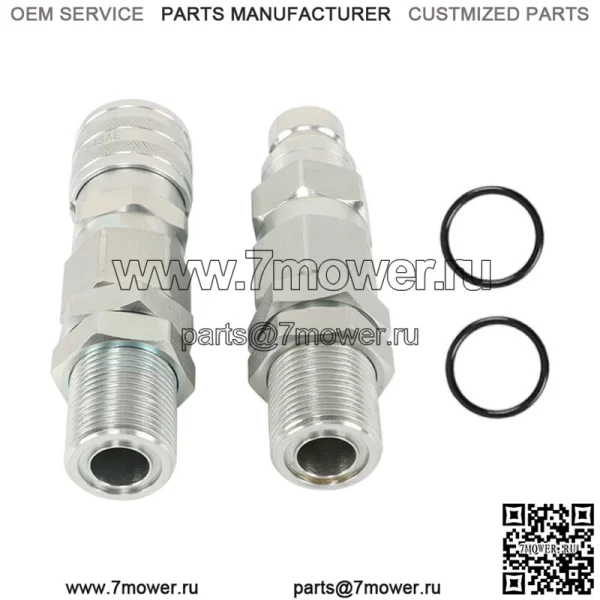 Для John Deere 35G 50C 260 325 CT332 Гидравлическая быстроразъемная муфта KV13884 AT312877 - Image 4