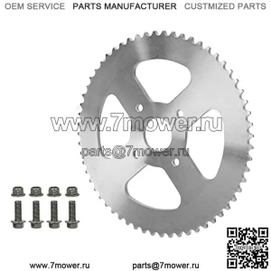 Звездочка заднего ведущего колеса 420 60T для Coleman BT200X CT200U Trail 200 CT200U-EX Baja Warrior Heat Massimo MB165 MB200 196cc 5,5 6,5 л.с. Powersports, детали мини-велосипеда