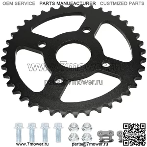 Цепь 40/41/420, 40 зубьев, 40 мм, мини-велосипедная звездочка для Coleman BT200X CT200U CT200U-EX Baja Warrior TrailMaster Massimo MB165 MB200 Predator 212cc 196cc 200cc 6,5 л.с. Powersports Go Kart Запчасти
