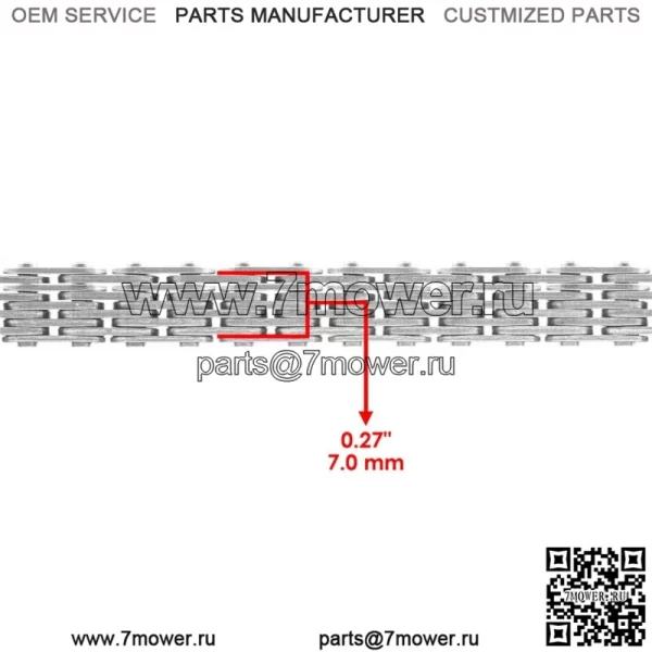 Цепь привода распредвала с шестерней для Polaris Ranger XP 1000/ CREW XP 1000 2017-2020 (для: Polaris) - Image 2