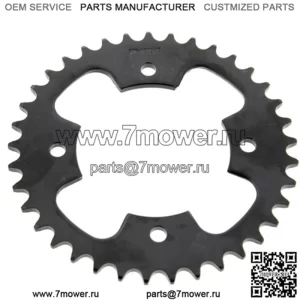 Звездочка для Polaris Predator 500 2003 - 2007 37 зубьев задняя черная звездочка