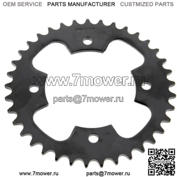 Звездочка для Polaris Predator 500 2003 - 2007 37 зубьев задняя черная звездочка