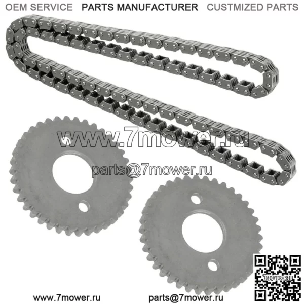 Подходит для Polaris RZR 4 900 / RZR 900 2014 Цепь ГРМ распредвала со звездочками (для: Polaris)
