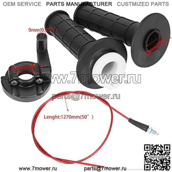 Ручной стартер с поворотной дроссельной заслонкой 7/8 в сборе для Predator 196cc 212cc 6,5 л.с. Coleman CT200U CT200U-EX BT200X Baja Warrior Heat Massimo Trailmaster MB200 MB165 Mini Bike - Image 3