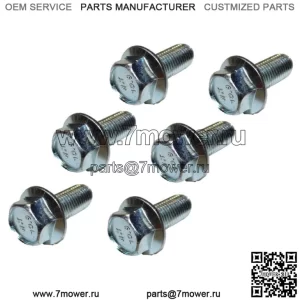 (6 шт.) Болт ножа подходит для John Deere 19M7786 L100 L110 L118 L120 L130 1642 1742