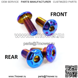 Дисковый винт с ЧПУ 8*20 мм EX5 LC135 Y15 Y125 NVX Y110 SRL115 Y125Z RXZ WAVE125 WAVE110 DASH Disk Skru Передняя задняя часть