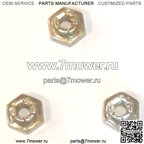 POLARIS OEM NOS ЗАКАЛЕННЫЕ ШТИФТЫ СЦЕПЛЕНИЯ (3) С ГАЙКАМИ 7515105 7541906 - Image 2