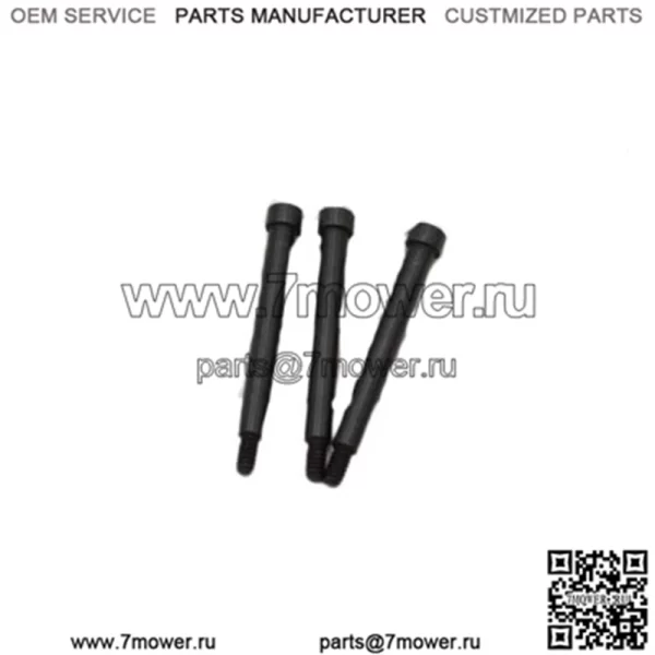 POLARIS OEM NOS ЗАКАЛЕННЫЕ ШТИФТЫ СЦЕПЛЕНИЯ (3) С ГАЙКАМИ 7515105 7541906 - Image 3