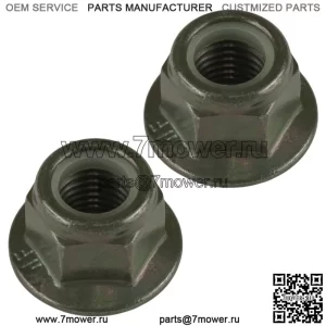 2x нейлоновые стопорные гайки переднего бампера для Polaris Ranger 1000 Full Size 2021-2022 (для: Polaris)