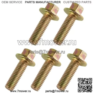 5 болтов сцепления с фланцевой головкой M6x20 для Polaris Ranger Crew XP 1000 2020 2021 2022 (для: Polaris)