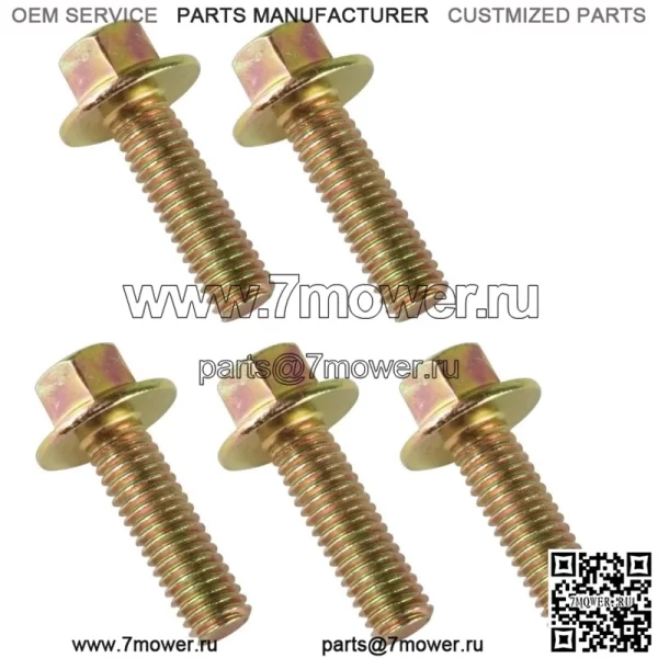 5 болтов сцепления с фланцевой головкой M6x20 для Polaris Ranger Crew XP 1000 2020 2021 2022 (для: Polaris) - Image 4