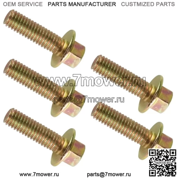 5 болтов сцепления с фланцевой головкой M6x20 для Polaris Ranger Crew XP 1000 2020 2021 2022 (для: Polaris) - Image 5