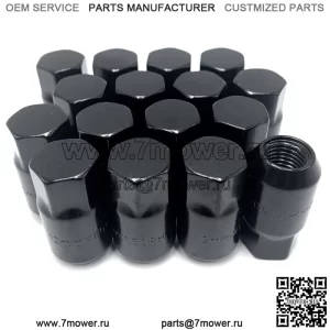 Колесные гайки M12X1,5 для Polaris RZR 1000 Can am Maverick X3, 17 мм, шестигранные, 16 шт.
