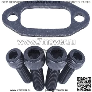 Винт глушителя выхлопных газов с комплектом прокладок для Husqvarna 61 268 272 272K 272XP для бензопилы, прокладка глушителя, винт глушителя