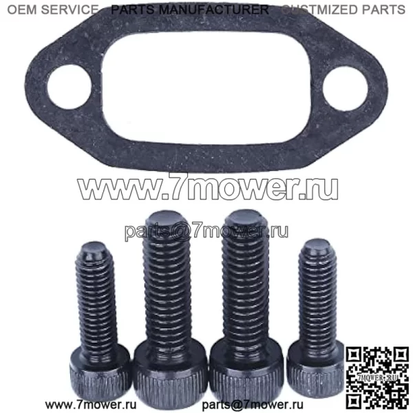 Винт глушителя выхлопных газов с комплектом прокладок для Husqvarna 61 268 272 272K 272XP для бензопилы, прокладка глушителя, винт глушителя - Image 4