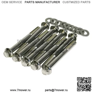 Комплект 12-точечных болтов для корпуса Feuling SAE Steel Harley Twin Cam B Softail 00-17 (Для: Harley-Davidson)