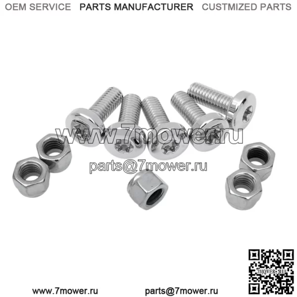 Болты комплекта крепежа заднего ротора Colony Chrome для Harley Big Twin 1992-1999 гг. (Для: Harley-Davidson)