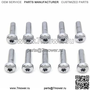 Хромированная головка Torx Colony, болты крепления переднего ротора, крепеж Harley 14-20 Touring (для: Harley-Davidson)