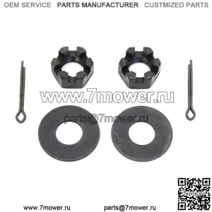 Запасная гайка и стопорный комплект задней оси Parkerized черного цвета Harley G Servi-car (для: Harley-Davidson)